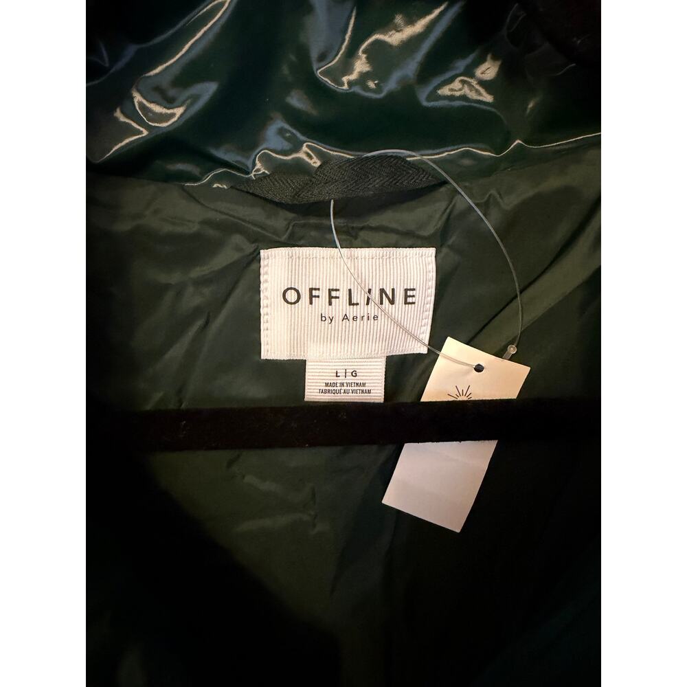 Offline by Aerie Green Vest Size Large NWT - Picture 3 of 3